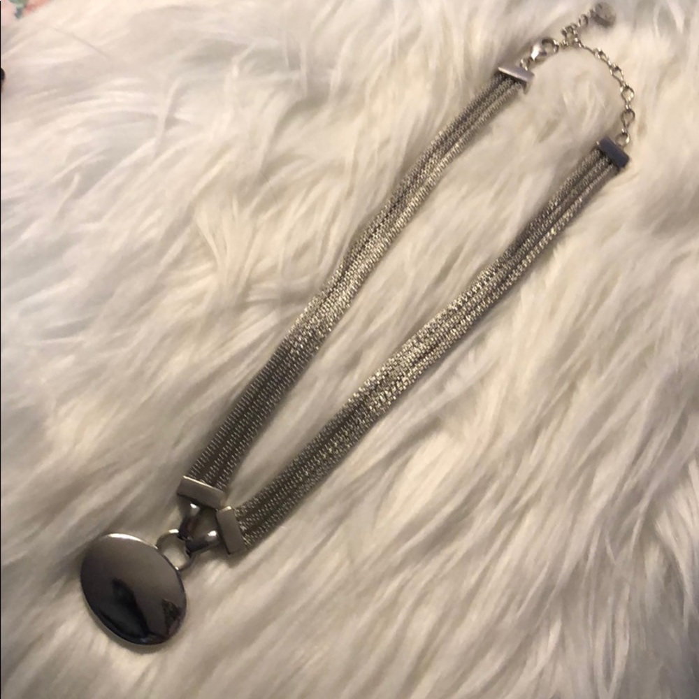 Anne Klein Silver Statement Necklace - image 2